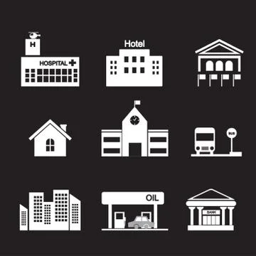 Building icon Stock Illustration