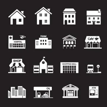 Building icon Stock Illustration