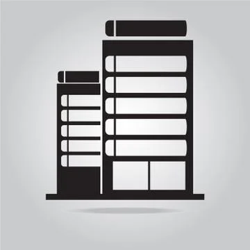 Building icon 스톡 일러스트