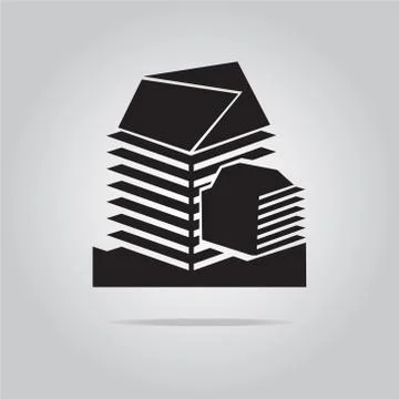 Building icon Stock Illustration