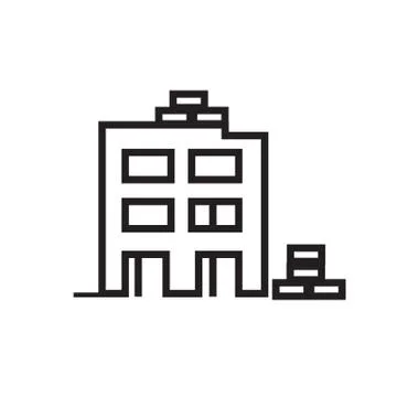 Building icon Stock Illustration