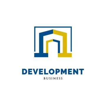 Building Icon Logo Design Template Ilustración de archivo