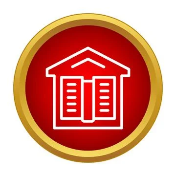 Building icon for web and architectural site Illustration