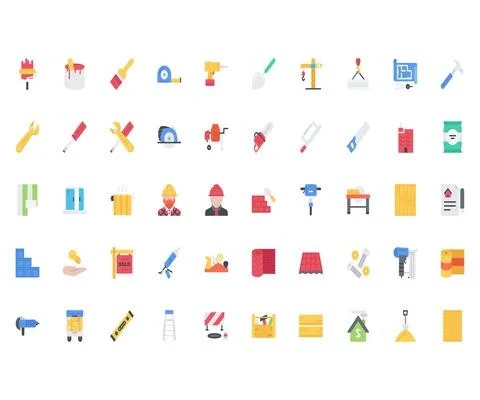 The building icons pack Stock Illustration