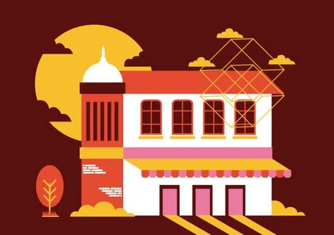 Building Ilustración de archivo