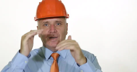 Building Industry Manager Explaining Stages Standard Procedures Building Home Stock Footage 59326126