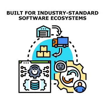 Building integrated software ecosystems for industry standards Ilustración de archivo