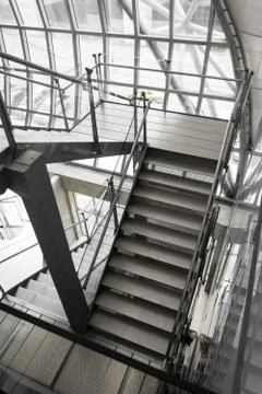 Building interior, staircase Stock Photos