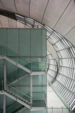 Building interior, staircase Stock Photos