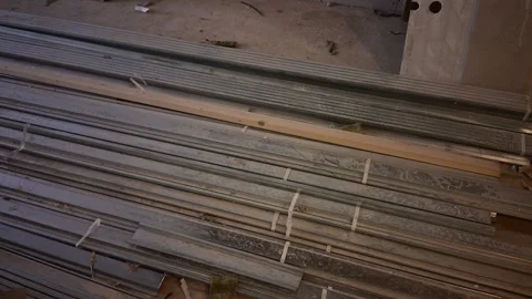 Building interior undergoing construction and renovation work Stock-Footage 336238241