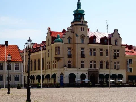 Building in kalmar Stock Photos
