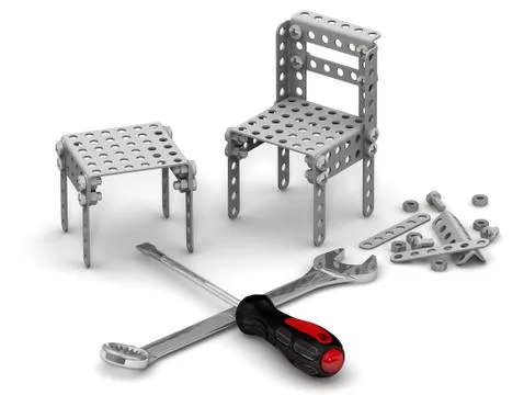 Building kit Stockillustratie