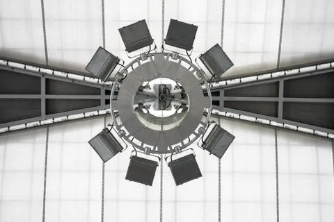 Building Lamp Ceiling Stock Photos