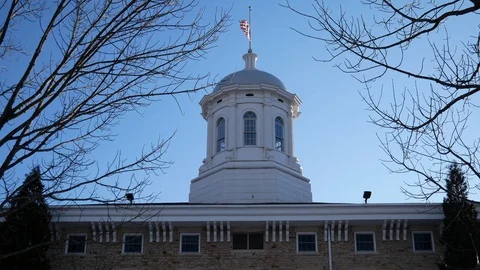 Building at Lawrence University Stock Footage 100526755