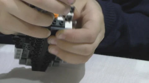 Building a LEGO Stock Footage 62928876