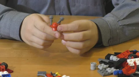 Building a LEGO Stock Footage 62929804