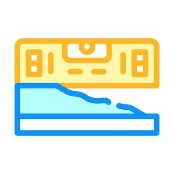 Building level color icon vector illustration color Ilustración de archivo