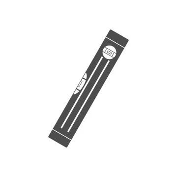 Building level icon. Bubble Level. Vector illustration, flat design. イラスト素材