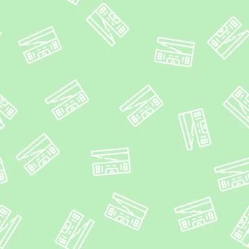 Building level line vector seamless pattern black Ilustración de archivo