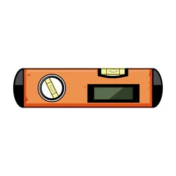 Building level precision measuring construction tool Stock Illustration