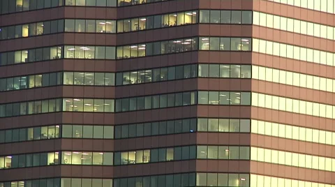 Building light2dark time lapse Stock Footage 7465349