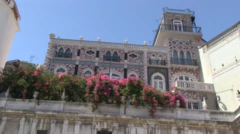 Building in Lisbon Stock Footage 24851562