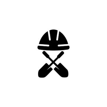 Building logo, construction working industry concept, Building construction l Stock Illustration