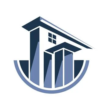 Building Logo design concept Real Estate Logo Design For Business And Company Pr Ilustración de archivo