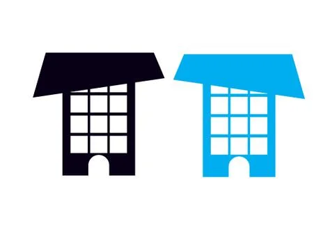 Building Logo Design Template Ilustración de archivo