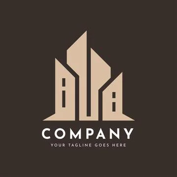 Building logo design template Stock Illustration