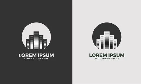 Building logo design vector template. Stock Illustration