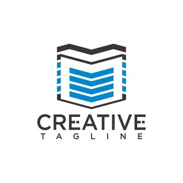 Building logo Ilustración de archivo