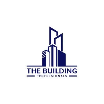Building Logo Ilustración de archivo