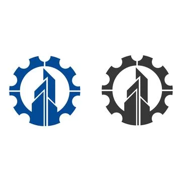 Building Logo , Industry Logo Vector Pro Vector  Ilustración de archivo