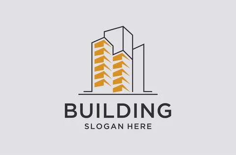 Building logo mark premium vector Stock Illustration