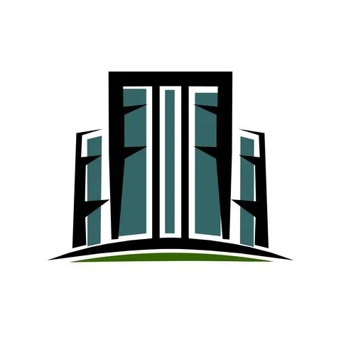 Building logo real estate home construction icon Stock Illustration