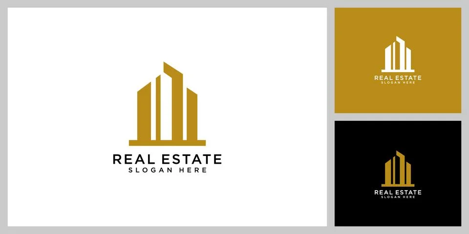 Building logo vector design template Ilustración de archivo