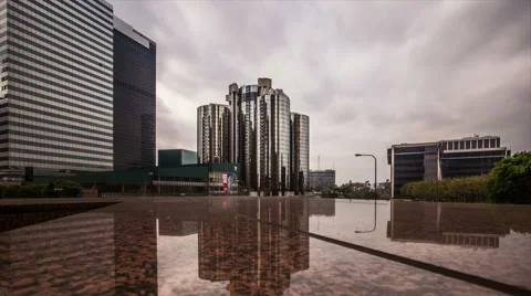 Building Loop Timelapse Stock Footage 60113033