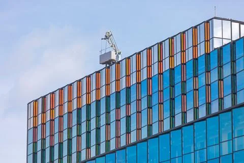 Building Maintenance Unit Amsterdam Stock Photos