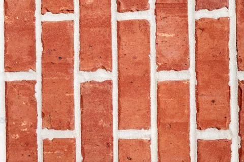 Building material concept. Surface of brickwall. Textured brown brick backdrop Stock Photos