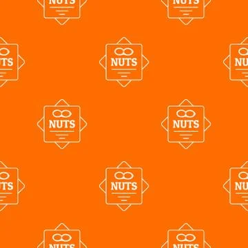 Building materials pattern vector orange Stock Illustration