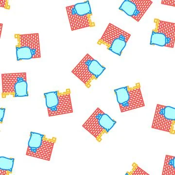 Building materials wholesale vector seamless pattern Ilustración de archivo