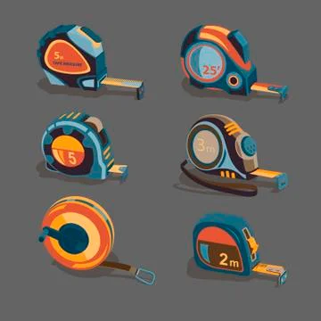 Building measuring tool Stock Illustration