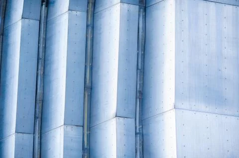 Building of the metal texture with rivets Fotos de archivo