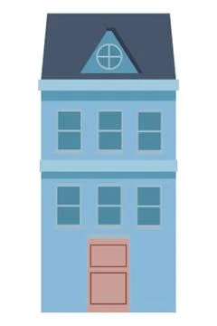 Building modern house structure Ilustración de archivo