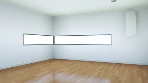 Building Up Modern Kitchen Interior Design 3d Stock Footage 91600302