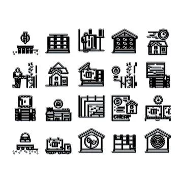 Building modular homes using insulated sandwich panels system Stock Illustration