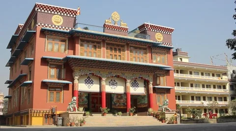 The building of the monastery Stock Footage 59011695