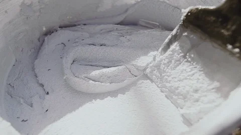 Building. Mortar for wall plaster. Stock Footage 121274490