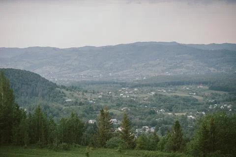 A building with a mountain in the background Stock Photos
